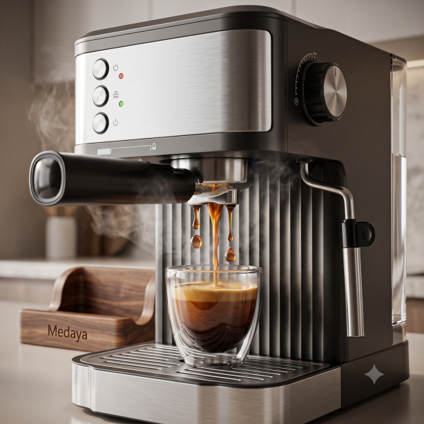 Machine à Café Espresso MEDAYA Koln | ماكينة إسبريسو MEDAYA كولن