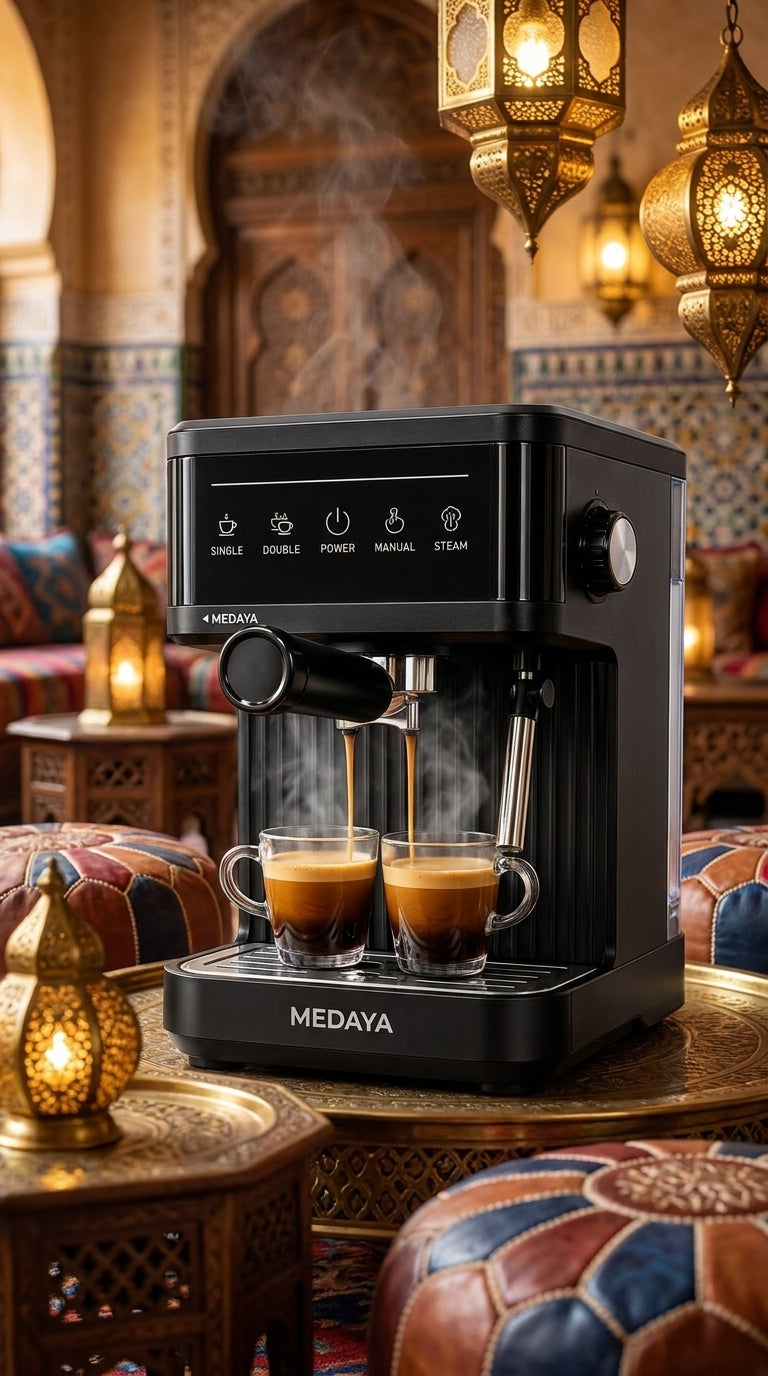 MEDAYA Koln Tactile – Machine Espresso Professionnelle | ماكينة إسبريسو كولن الاحترافية