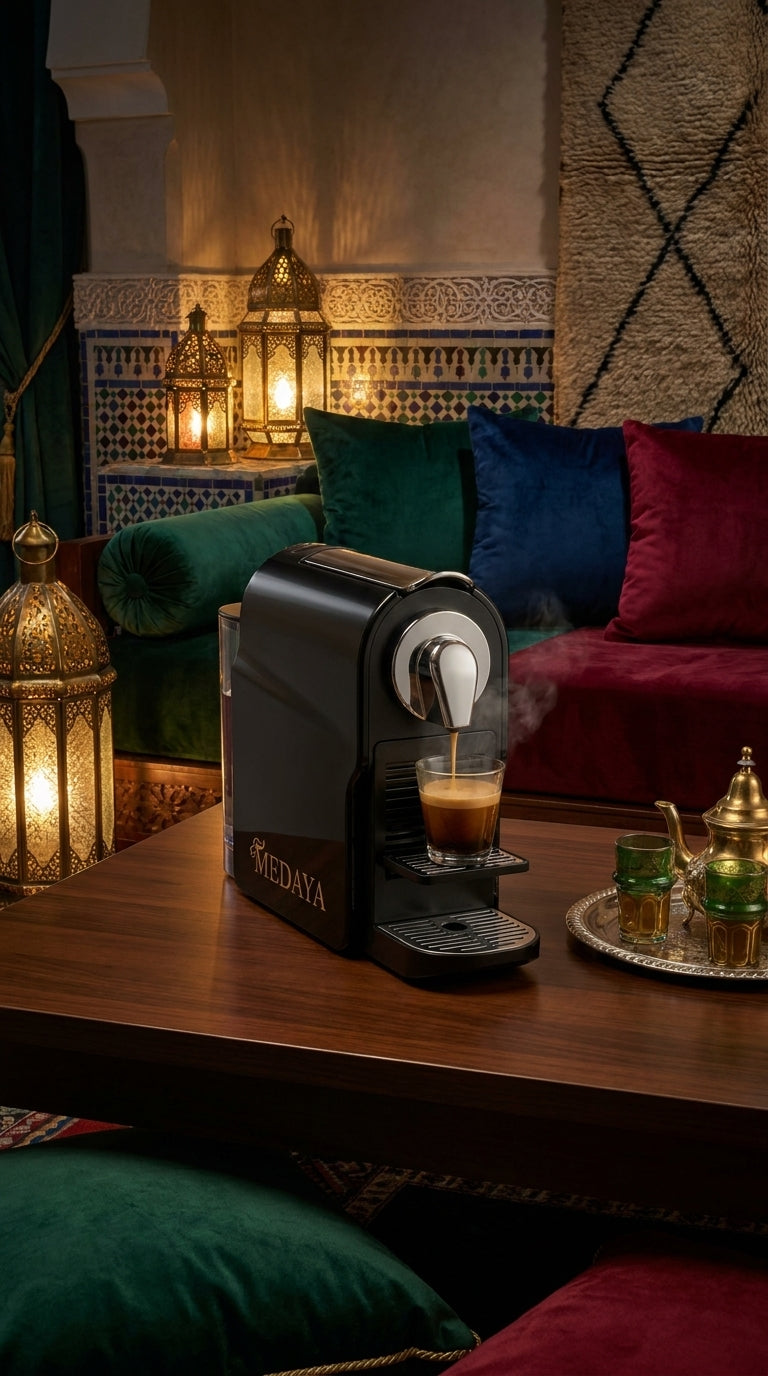 MEDAYA Elite – Machine Espresso Premium | ماكينة إسبريسو إيليت الاحترافية