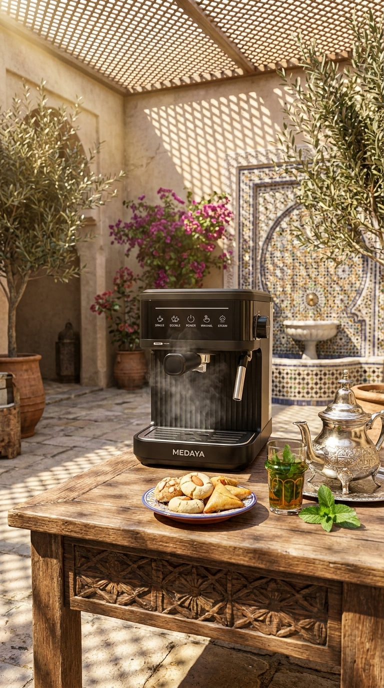 MEDAYA Koln Tactile – Machine Espresso Professionnelle | ماكينة إسبريسو كولن الاحترافية