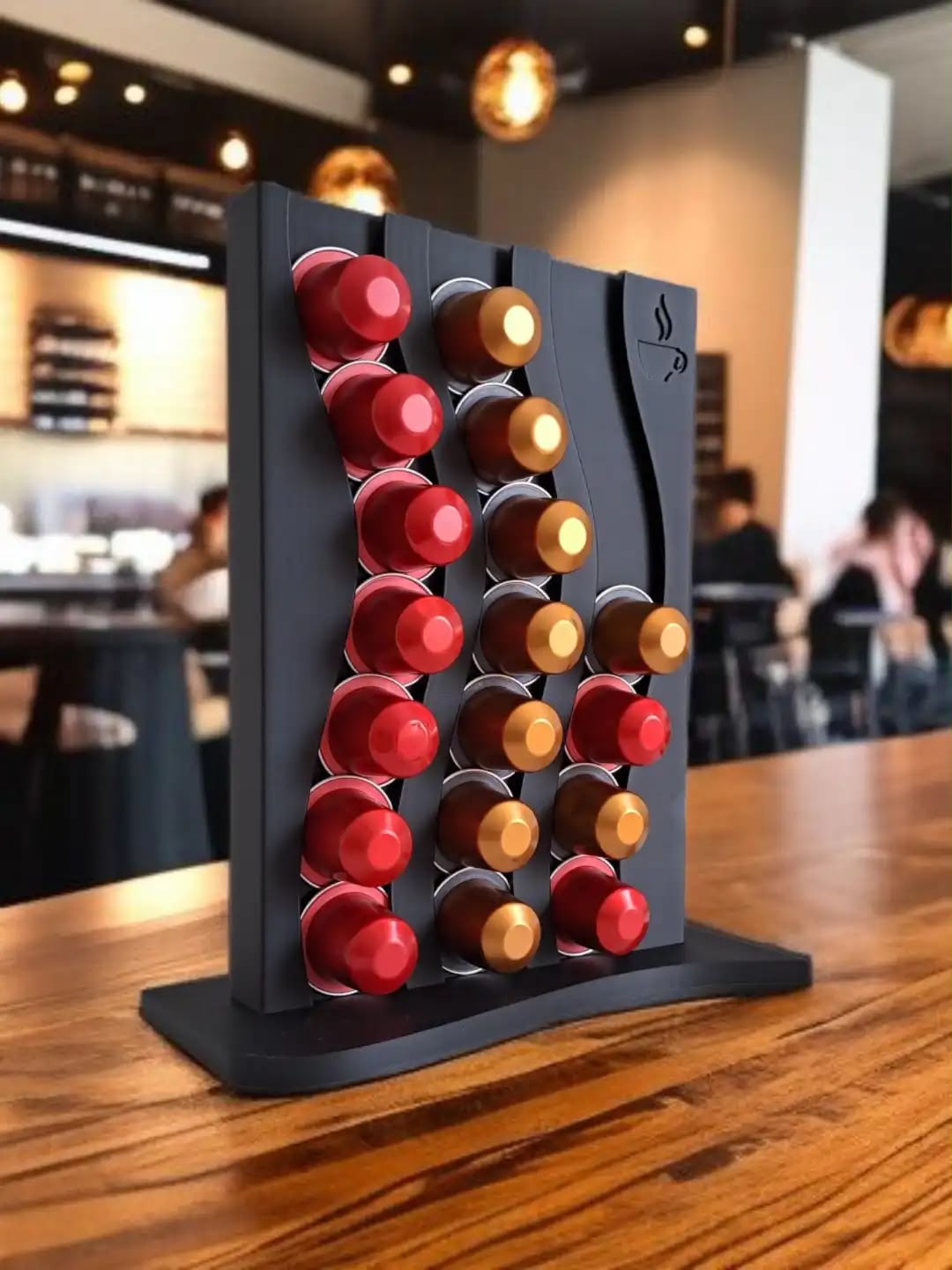 Porte-Capsules Nespresso MEDAYA – Rangement Élégant 20 Capsules | حامل كبسولات Nespresso أنيق MEDAYA
